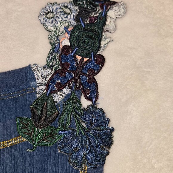 Replay vintage tank top with embroidered details blue, size XS - Picture 11 of 13